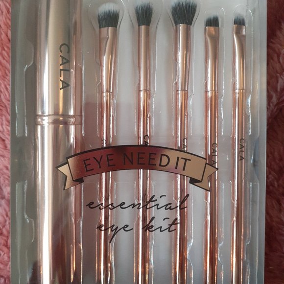 Brand New Cala 5 PC. Brush Set & Travel Case - Picture 1 of 1